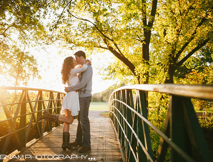Genevieve & Alex's Fall Engagement Photos - Sycamore IL Wedding Photography
