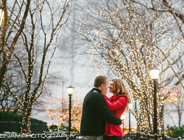 Winter Engagement Pictures in Chicago with Jessica & Daniel - Chicago Wedding Photographers