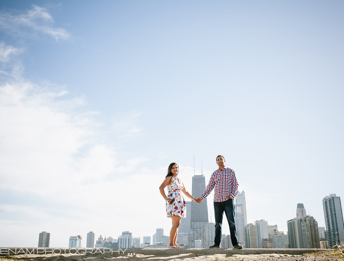 Chicago Indian Engagement Pictures with Puja & Rajan