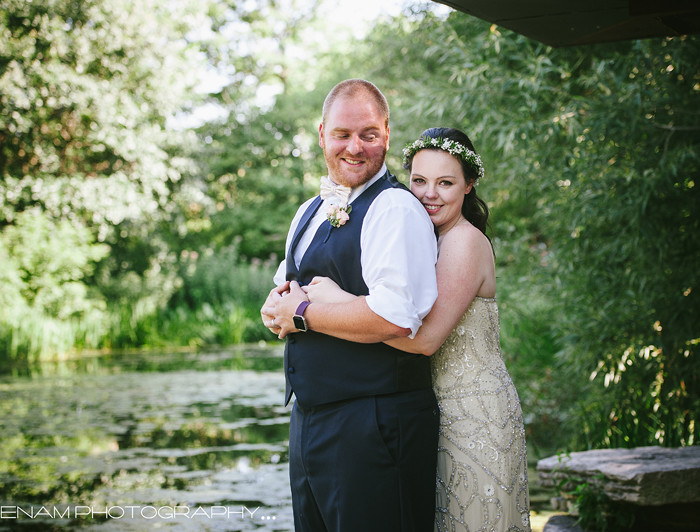 Lily Pool Chicago Wedding: Erin & Chris's sneak peek
