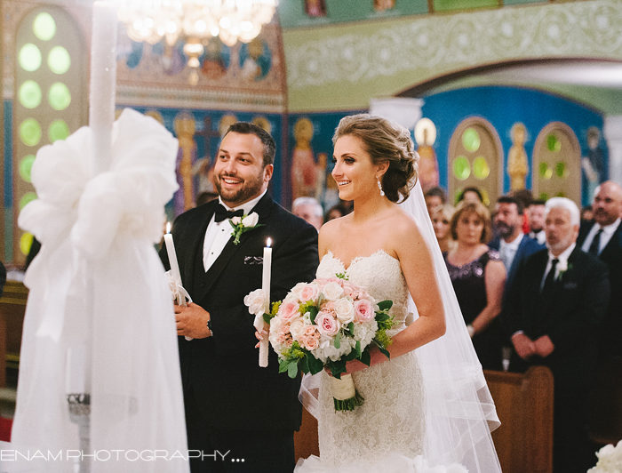 Beautiful Greek Orthodox Wedding Celebration with Christina and Jon